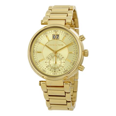 michael kors watch mk 6362|Women's Michael Kors Sawyer Gold Steel Chronograph Watch .